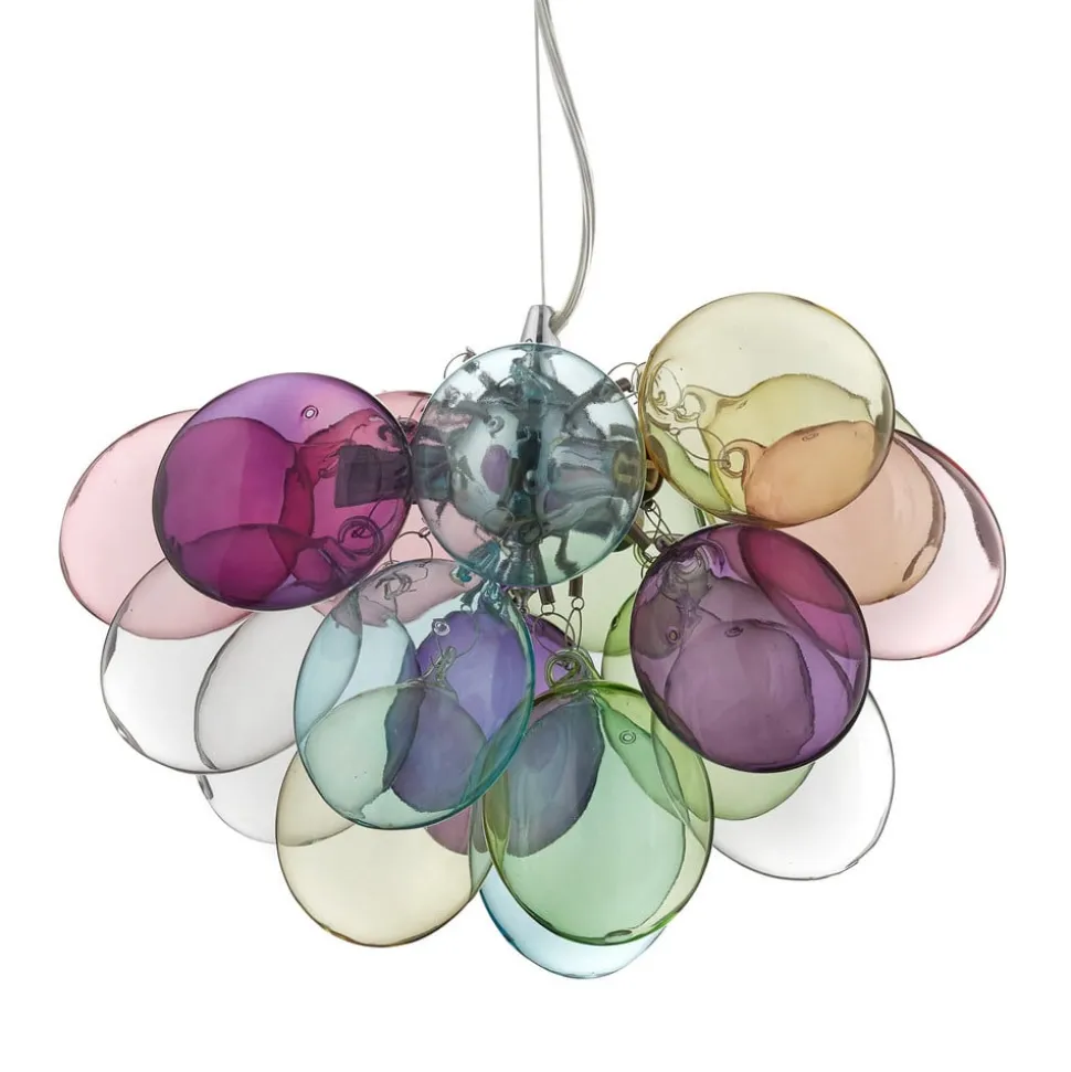 By Rydéns glazen hanglamp Gross, bont, 30 cm