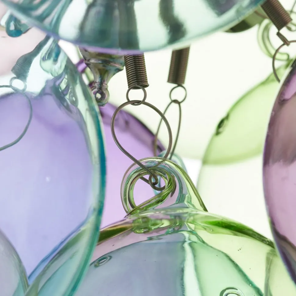 By Rydéns glazen hanglamp Gross, bont, 30 cm