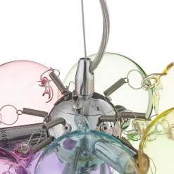 By Rydéns glazen hanglamp Gross, bont, 30 cm