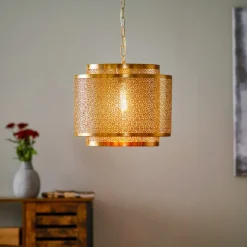 By Rydéns Hermine hanglamp, messing