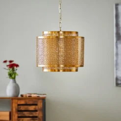 By Rydéns Hermine hanglamp, messing