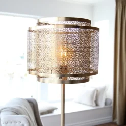 By Rydéns Hermine vloerlamp, messing