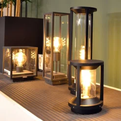 Cadix gegoten aluminium sokkellamp 50 cm