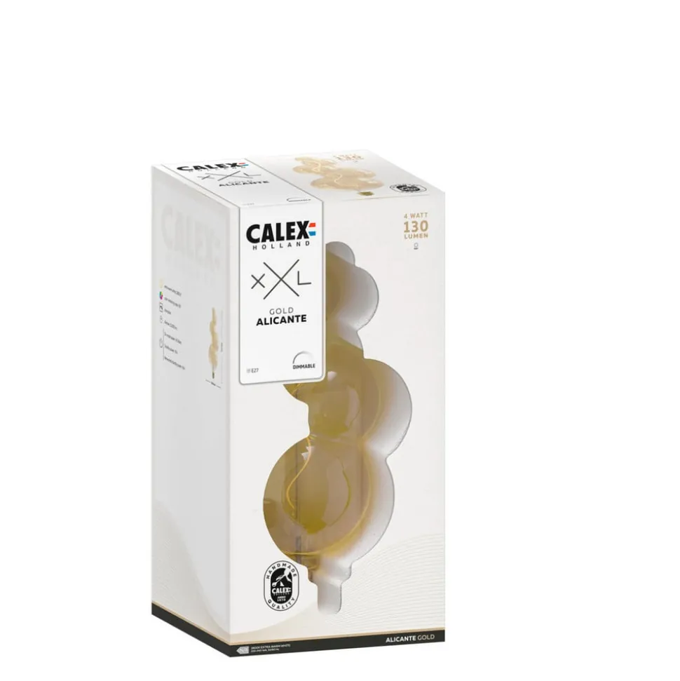 Calex Alicante LED lamp E27 4W 1.800 K goud