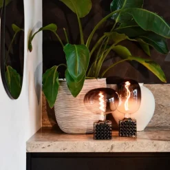 Calex Boden LED bol E27 5W filament dimbaar grijs