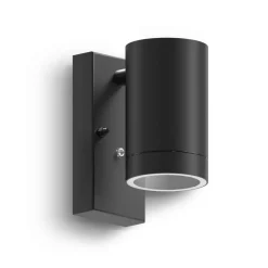 Calex buitenwandlamp Alba GU10, downlight, zwart, sensor