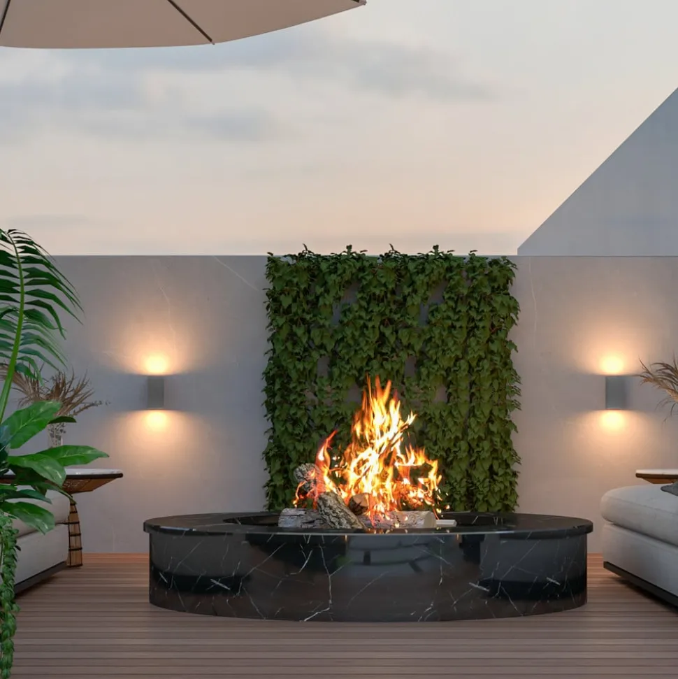 Calex buitenwandlamp GU10, omhoog/omlaag, hoogte 15 cm, antraciet