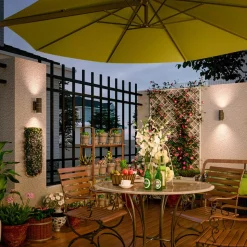 Calex buitenwandlamp GU10 roestvrij staal up/down 17 cm, antraciet