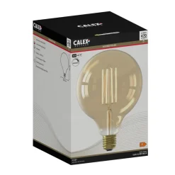 Calex E27 G125 4,5W LED filament goud 821 dimbaar