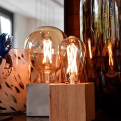 Calex E27 G125 4,5W LED filament goud 821 dimbaar