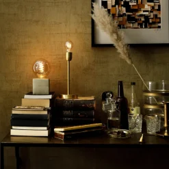 Calex E27 G125 3,8W LED filament Flex goud 821 dim