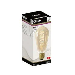 Calex E27 ST64 3,8W LED filament flex 821 goud dim
