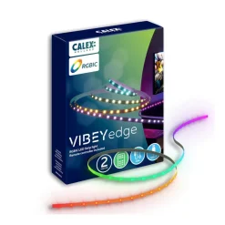 Calex LED strip Vibey, lengte 2 m, USB, afstandsbediening, RGBIC, CCT