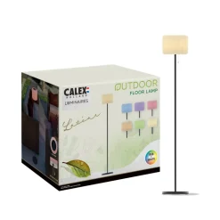 Calex LED vloerlamp, IP44, trekschakelaar