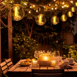 Calex lichtketting Vibey Outdoor, lengte 30 m, 50 strengen.