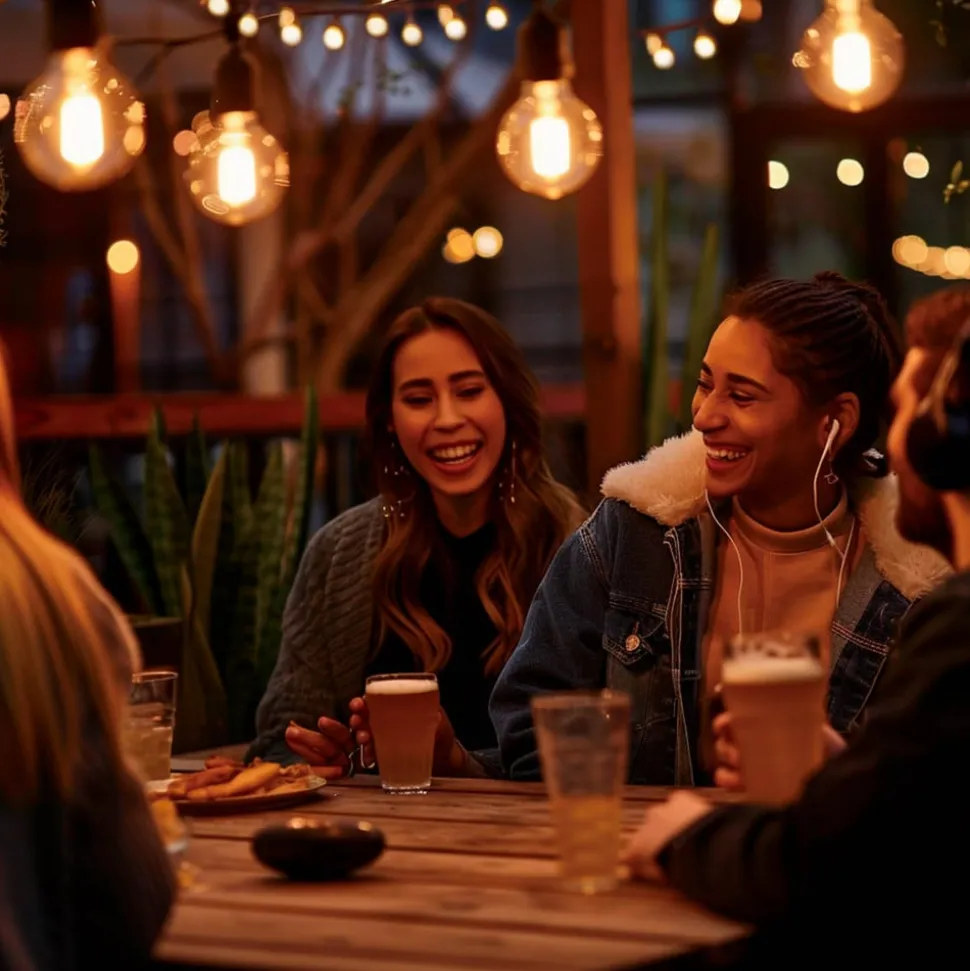 Calex lichtketting Vibey Outdoor, lengte 30 m, 50 strengen.