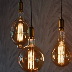 Calex Megaglobe LED G200 E27 10,5W 1100lm dim goud