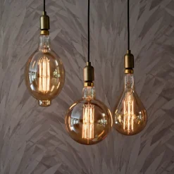 Calex Megaglobe LED G200 E27 10,5W 1100lm dim goud