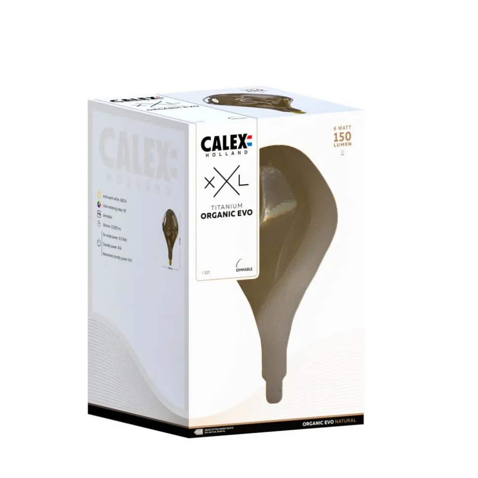 Calex Organic Evo LED lamp E27 6W dimbaar natuurlijk