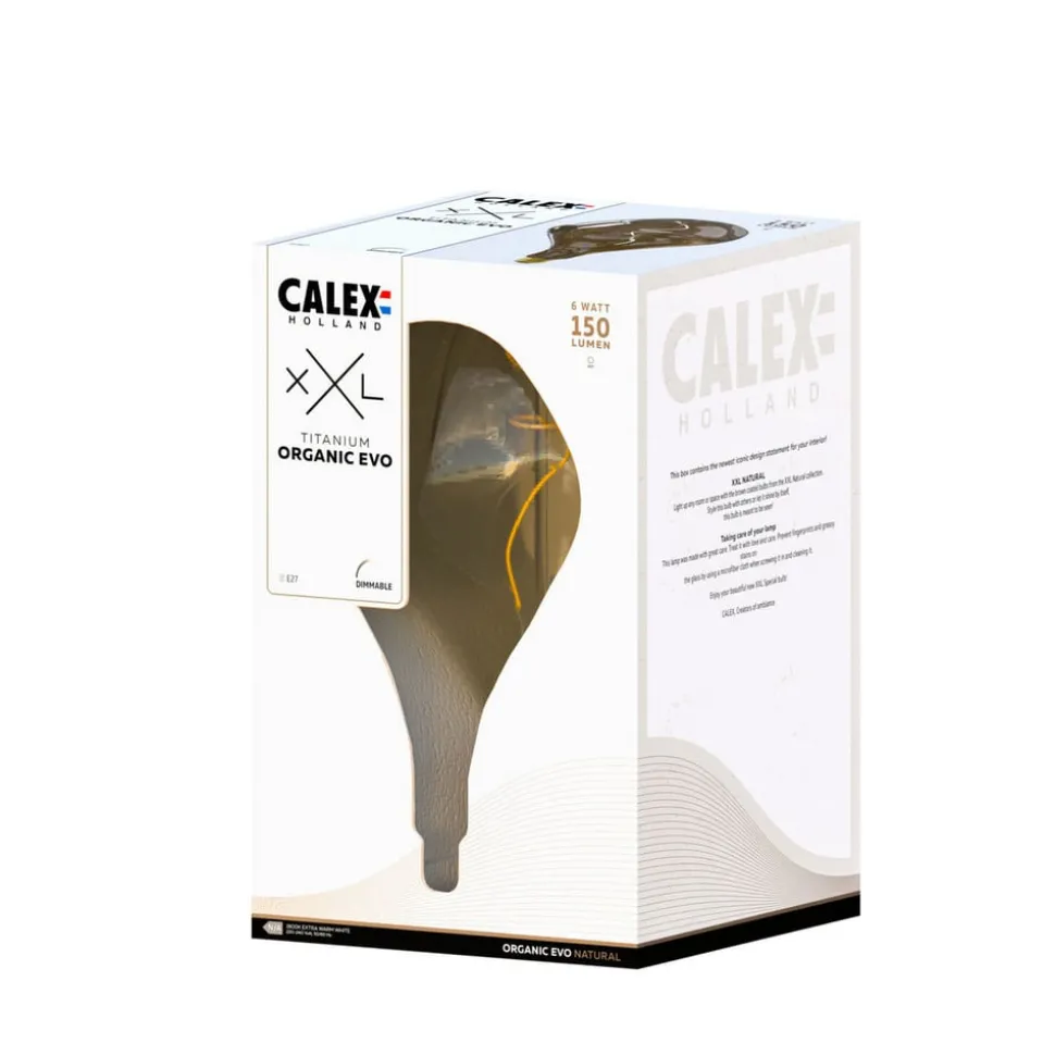 Calex Organic Evo LED lamp E27 6W dimbaar natuurlijk