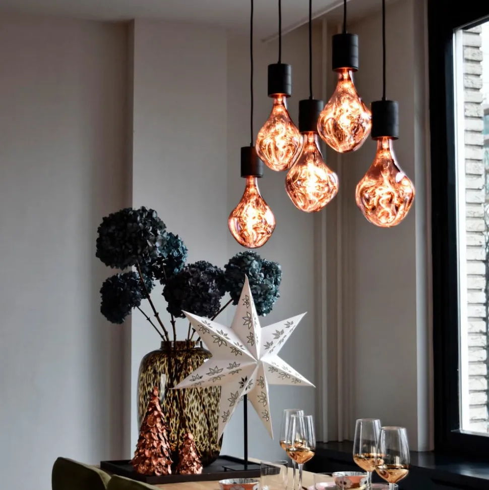 Calex Organic Evo LED lamp E27 6W dimbaar rosé