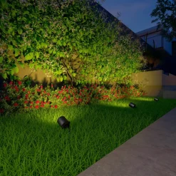 Calex Smart Buitenspot, grondspies, set van 3