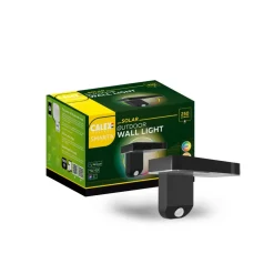 Calex Smart buitenwandlamp op zonne-energie, sensor, RGBW