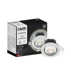 Calex Smart downlight Plafond inbouwlamp, wit