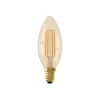 Calex Smart E14 B35 kaars 4,9W 1800-3000K dimbaar goud