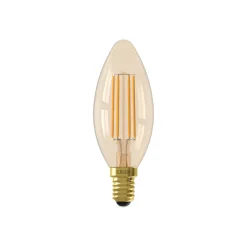 Calex Smart E14 B35 kaars 4,9W 1800-3000K dimbaar goud