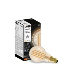 Calex Smart E14 P45 4,5W 1800-3000K dimmer goud 2st