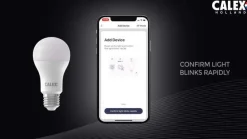 Calex Smart E14 P45 4,5W 1800-3000K dimmer goud 2st