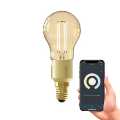 Calex Smart E14 4,9W LED filament goud 1800-3000K