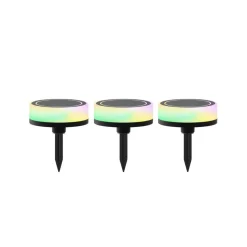 Calex Smart grondspot voor buiten, CCT RGB 3-lamps.