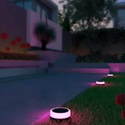 Calex Smart grondspot voor buiten, CCT RGB 3-lamps.