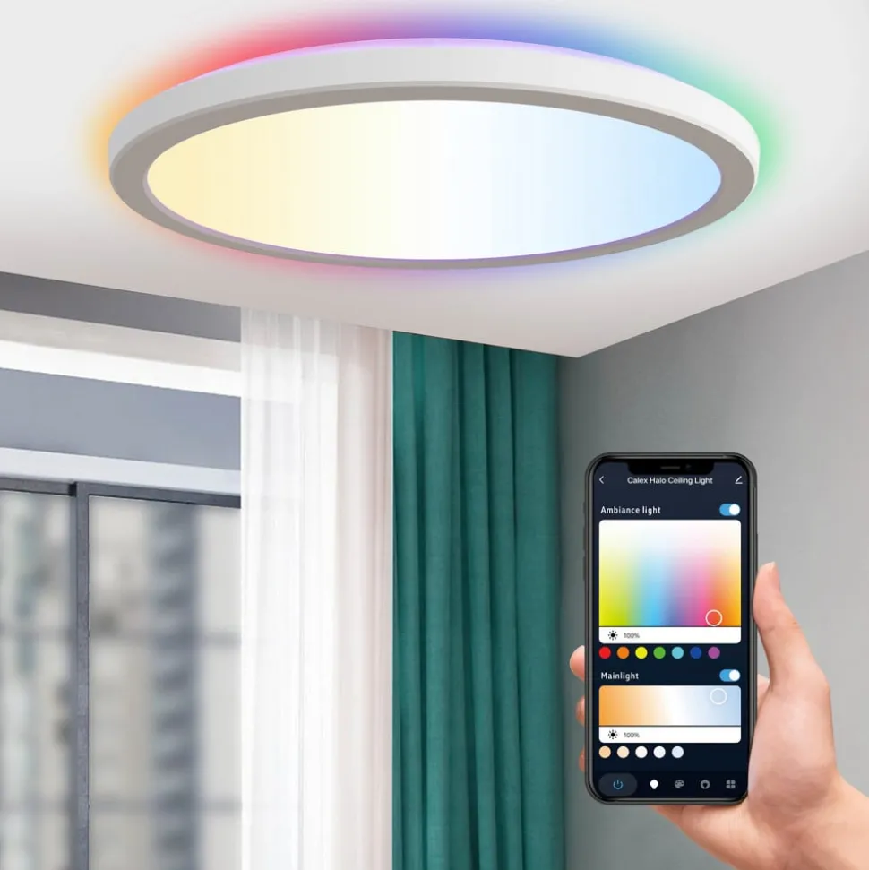 Calex Smart Halo LED plafondlamp, Ø 29,2 cm
