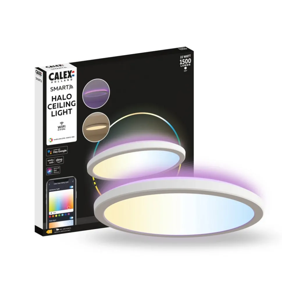 Calex Smart Halo LED plafondlamp, Ø 29,2 cm