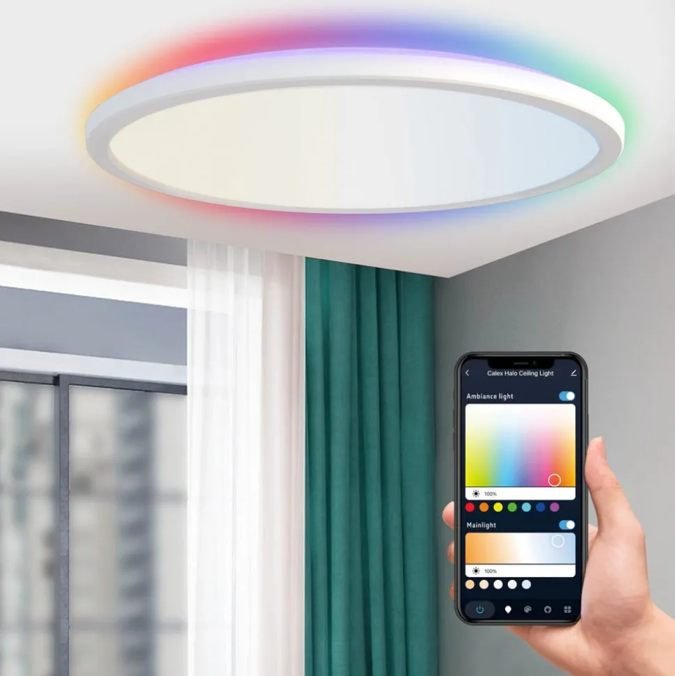 Calex Smart Halo LED plafondlamp, Ø 40 cm