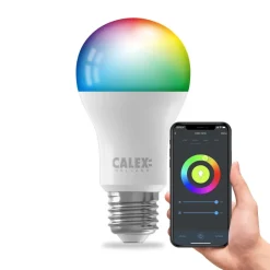 Calex Smart LED lamp E27 A60 9,4W CCT RGB