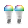 Calex Smart LED lamp E27 A60 9,4W CCT RGB set van 2