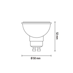 Calex Smart LED reflectorlamp GU10 4.9W CCT RGB