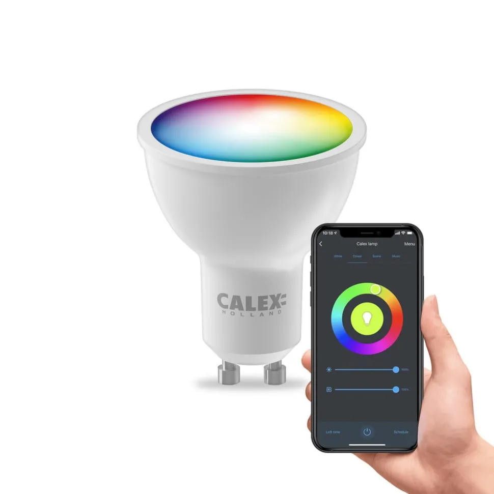 Calex Smart LED reflectorlamp GU10 4.9W CCT RGB