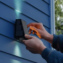 Calex Solar LED buiten wandlamp Matera, up/down, zwart