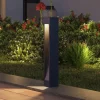 Calex Solar LED tuinpadverlichting Ivrea, zwart, aluminium, IP67