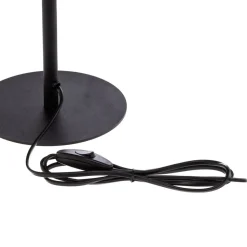 Calisto tafellamp, Jute, naturel bruin, hoogte 38 cm