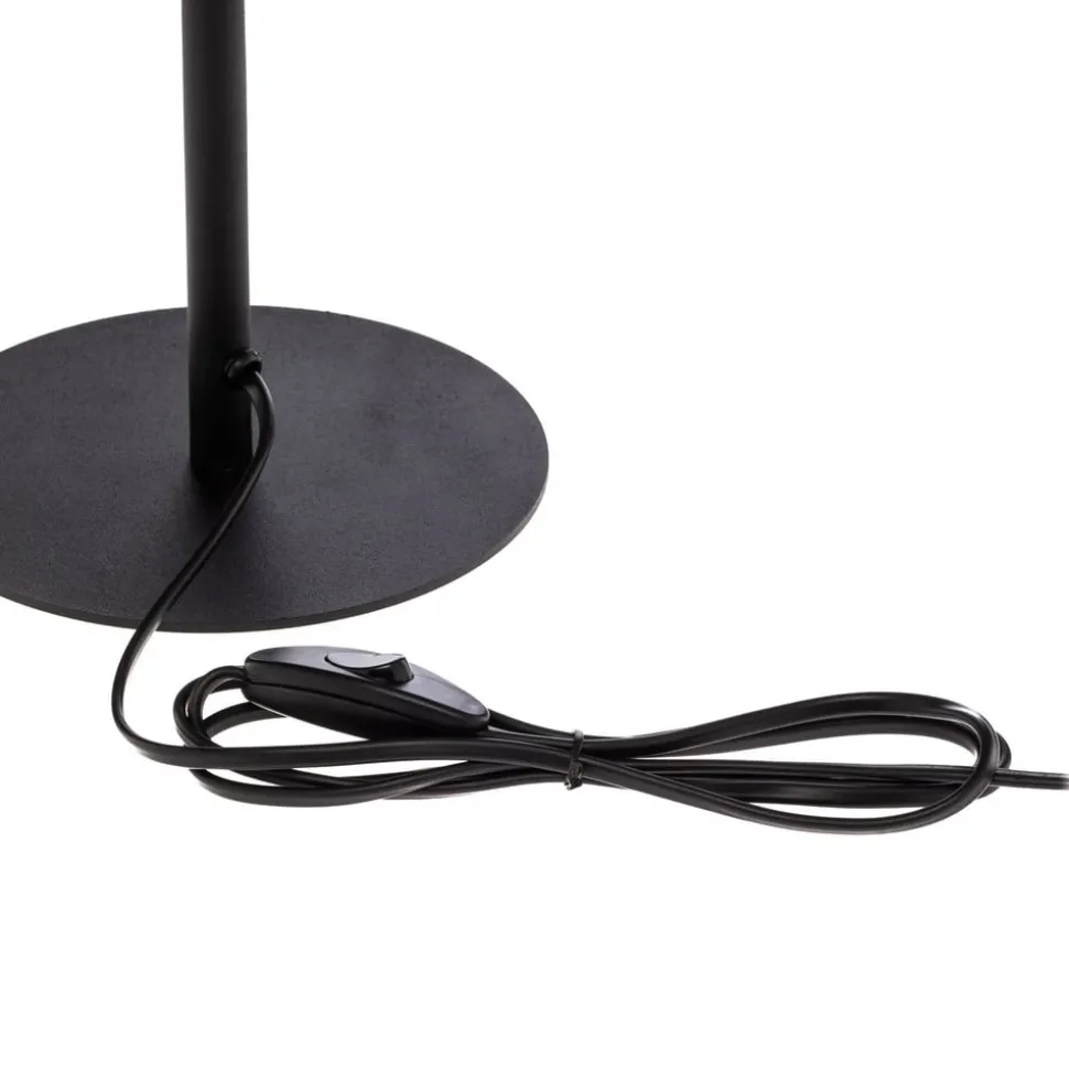 Calisto tafellamp, Jute, naturel bruin, hoogte 38 cm