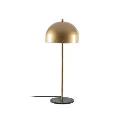 Can NT-134 tafellamp, goud, halfronde kap