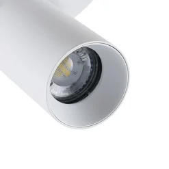 CAN TILT plafondspot, wit, Ø 20 cm, 2-lamps, metaal, GU10