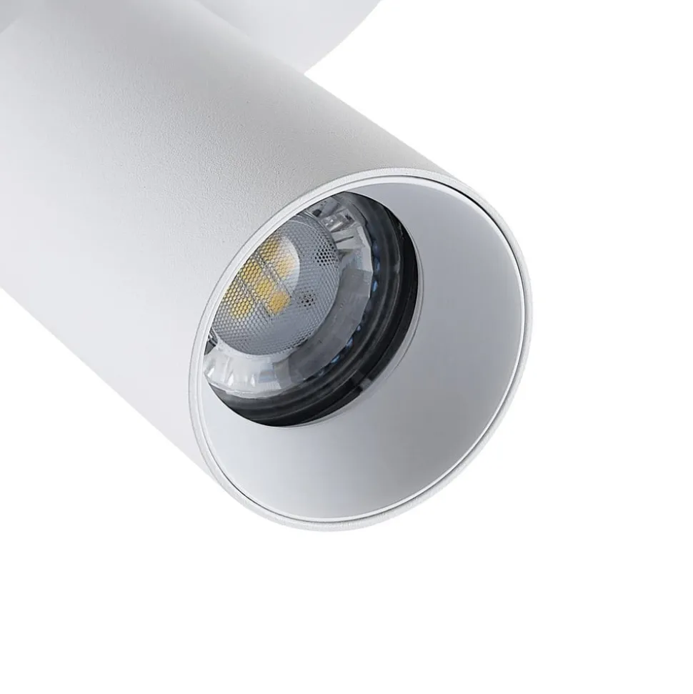 CAN TILT plafondspot, wit, Ø 20 cm, 2-lamps, metaal, GU10