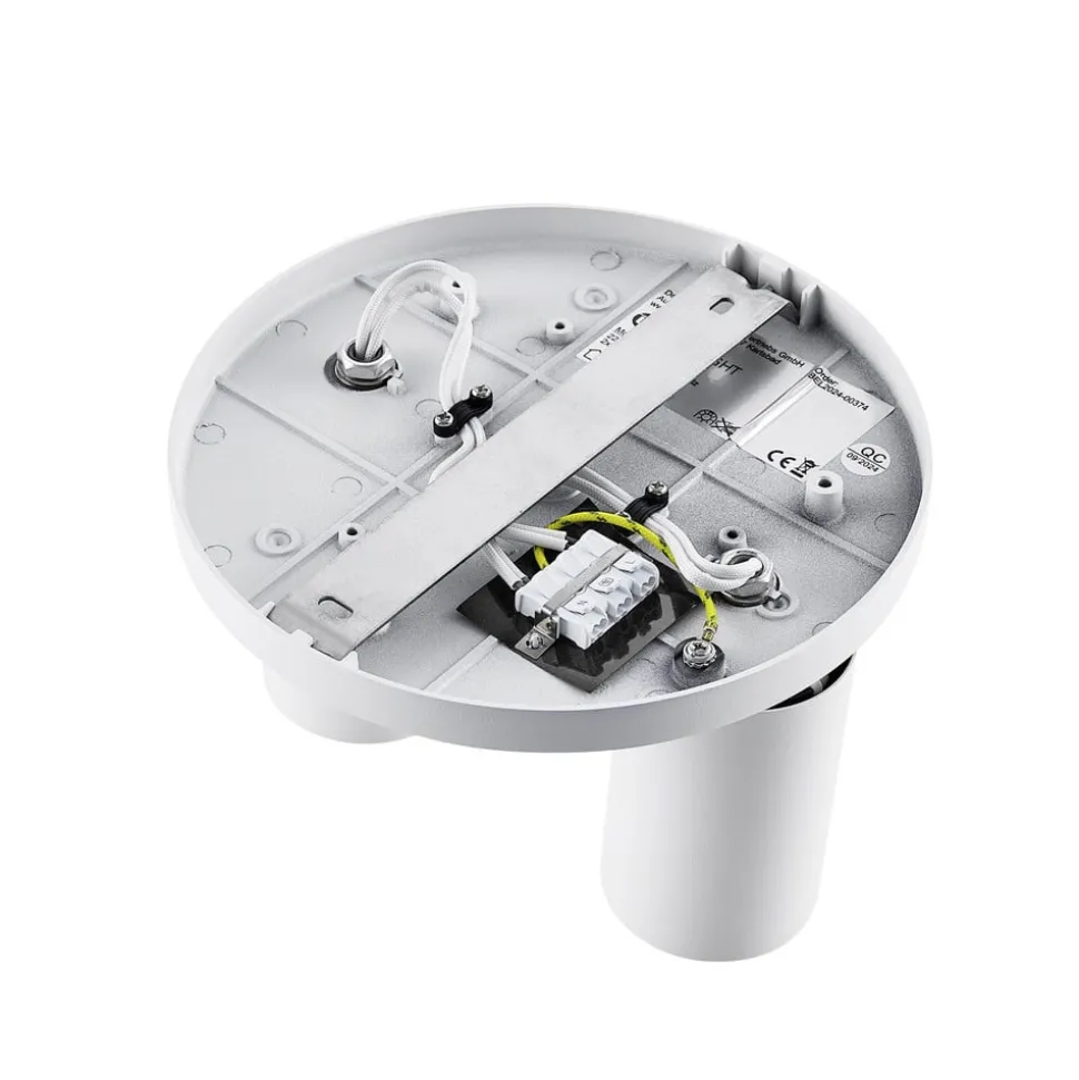 CAN TILT plafondspot, wit, Ø 20 cm, 2-lamps, metaal, GU10